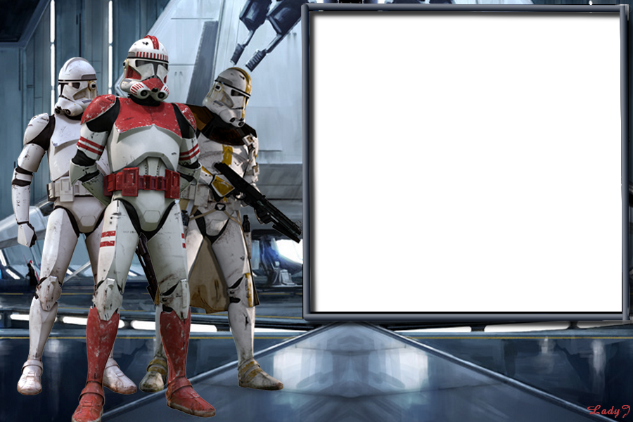 star wars film képkeret clone trooper armor